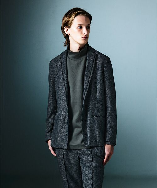 5351POUR LES HOMMES / 5351プール・オム テーラードジャケット | 【セットアップ対応】グリッター ツイーディジャケット（その他）