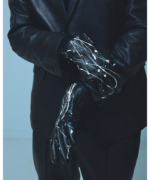 5351POUR LES HOMMES / 5351プール・オム 手袋 | ペインティング レザーグローブ / 手袋 | 詳細7