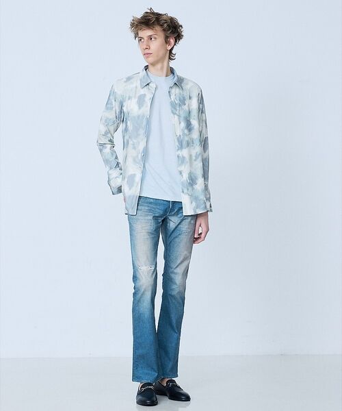 5351POUR LES HOMMES / 5351プール・オム シャツ・ブラウス | 【フラワー柄】長袖 プリント シャツ | 詳細10