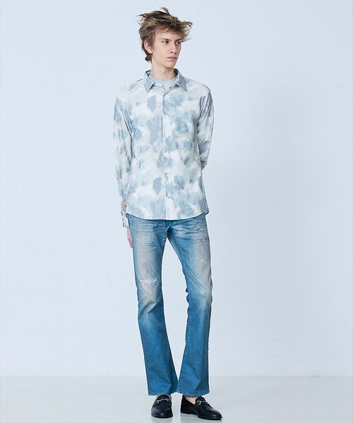 5351POUR LES HOMMES / 5351プール・オム シャツ・ブラウス | 【フラワー柄】長袖 プリント シャツ | 詳細12