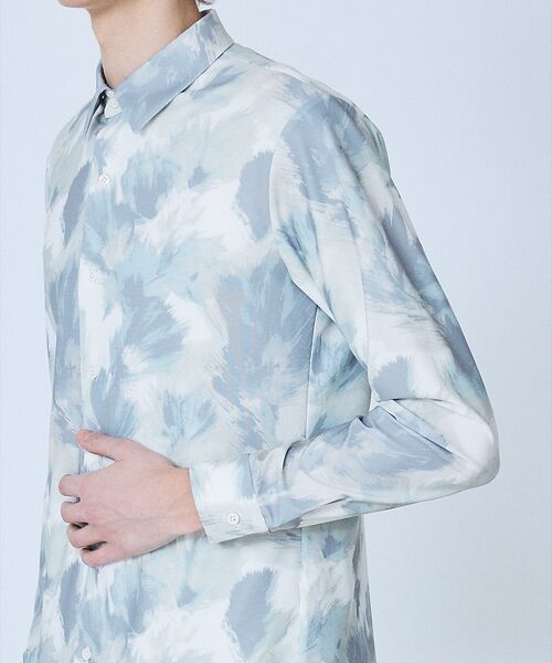 5351POUR LES HOMMES / 5351プール・オム シャツ・ブラウス | 【フラワー柄】長袖 プリント シャツ | 詳細5