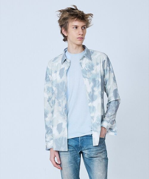 5351POUR LES HOMMES / 5351プール・オム シャツ・ブラウス | 【フラワー柄】長袖 プリント シャツ | 詳細9