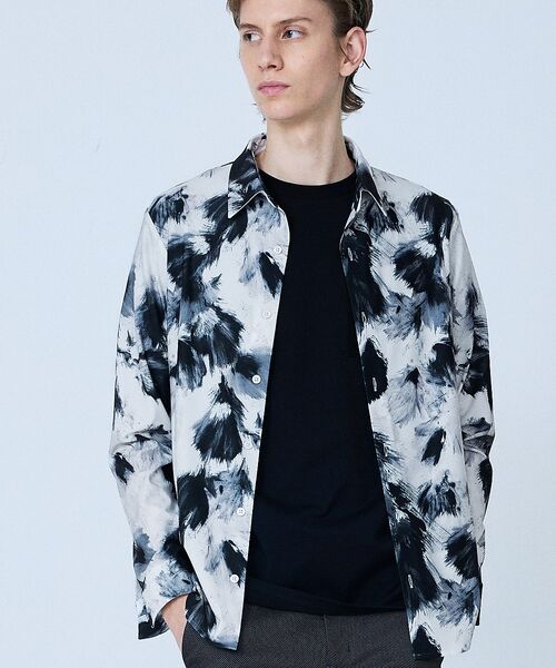 5351POUR LES HOMMES / 5351プール・オム シャツ・ブラウス | 【フラワー柄】長袖 プリント シャツ【予約】 | 詳細1