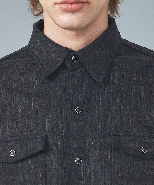 5351POUR LES HOMMES / 5351プール・オム シャツ・ブラウス | 【セットアップ対応】長袖 デニムシャツ【予約】 | 詳細4
