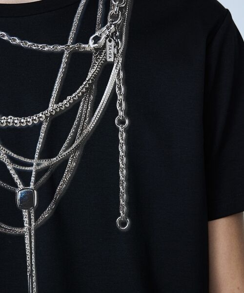 5351POUR LES HOMMES / 5351プール・オム Tシャツ | 【YArKA×5351】ネックレス プリント 半袖 Tシャツ【予約】 | 詳細11