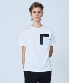 5351POUR LES HOMMES / 5351プール・オム Tシャツ | 【日本製】 レザーパッチ 半袖 T シャツ【予約】