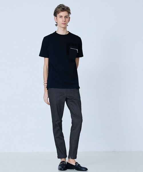 5351POUR LES HOMMES / 5351プール・オム Tシャツ | 【日本製】 レザーパッチ 半袖 T シャツ【予約】 | 詳細10