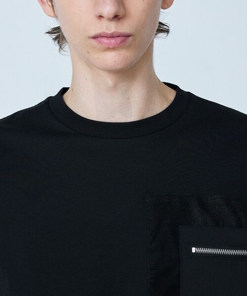 5351POUR LES HOMMES / 5351プール・オム Tシャツ | 【日本製】 レザーパッチ 半袖 T シャツ【予約】 | 詳細13