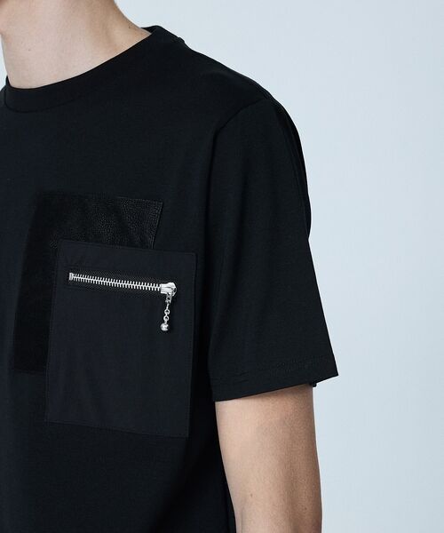 5351POUR LES HOMMES / 5351プール・オム Tシャツ | 【日本製】 レザーパッチ 半袖 T シャツ【予約】 | 詳細15