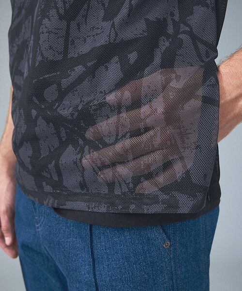 5351POUR LES HOMMES / 5351プール・オム Tシャツ | メッシュレイヤー 半袖Tシャツ【予約】 | 詳細8