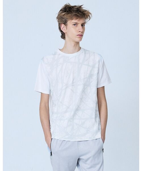 5351POUR LES HOMMES / 5351プール・オム Tシャツ | メッシュレイヤー 半袖Tシャツ【予約】(ホワイト)