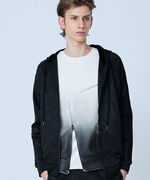 5351POUR LES HOMMES / 5351プール・オム パーカー | 【セットアップ対応】リーフ柄　ジップ パーカー【予約】 | 詳細18