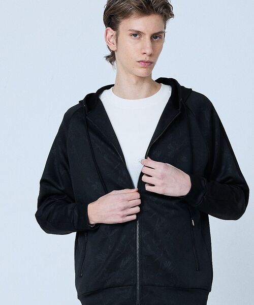 5351POUR LES HOMMES / 5351プール・オム パーカー | 【セットアップ対応】リーフ柄　ジップ パーカー【予約】 | 詳細8