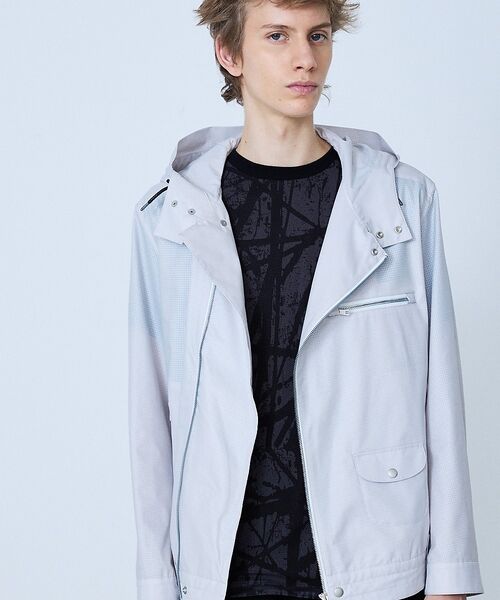 5351POUR LES HOMMES / 5351プール・オム ブルゾン | 【Cool Dots 】ライダース ブルゾン【予約】(オフホワイト)