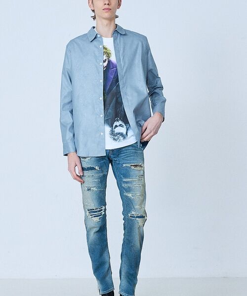 5351POUR LES HOMMES / 5351プール・オム デニムパンツ | 【サイドジップ】ダメージ スキニー デニム【予約】 | 詳細13