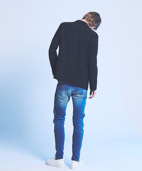 5351POUR LES HOMMES / 5351プール・オム デニムパンツ | 【サイドジップ】ダメージ スキニー デニム | 詳細23