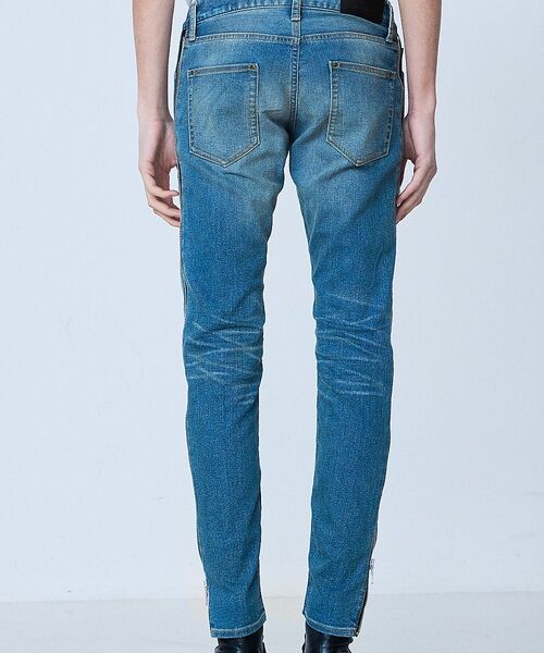 5351POUR LES HOMMES / 5351プール・オム デニムパンツ | 【サイドジップ】ダメージ スキニー デニム【予約】 | 詳細4