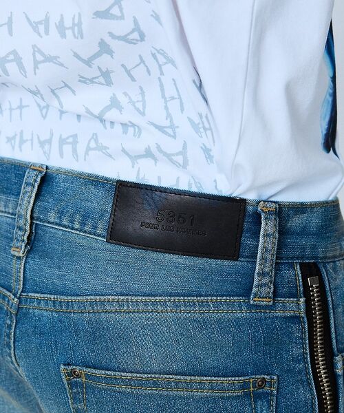 5351POUR LES HOMMES / 5351プール・オム デニムパンツ | 【サイドジップ】ダメージ スキニー デニム【予約】 | 詳細6