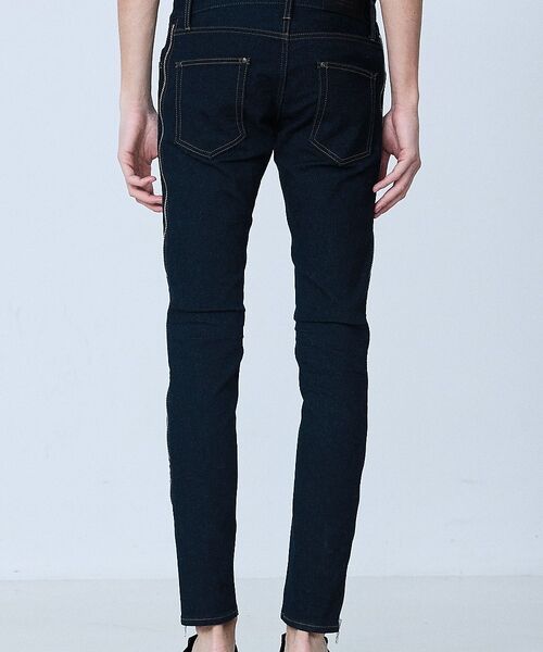 5351POUR LES HOMMES / 5351プール・オム デニムパンツ | 【サイドジップ】ウォッシュド スキニー デニム【予約】 | 詳細5