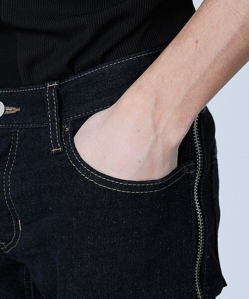 5351POUR LES HOMMES / 5351プール・オム デニムパンツ | 【サイドジップ】ウォッシュド スキニー デニム【予約】 | 詳細9