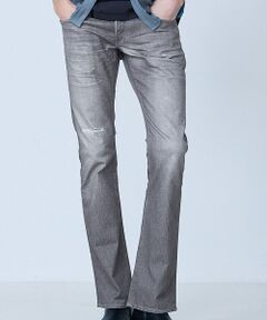 5351POUR LES HOMMES / 5351プール・オム デニムパンツ | 【プリント】フレア デニム パンツ【予約】