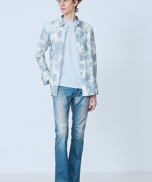 5351POUR LES HOMMES / 5351プール・オム デニムパンツ | 【プリント】フレア デニム パンツ【予約】 | 詳細11