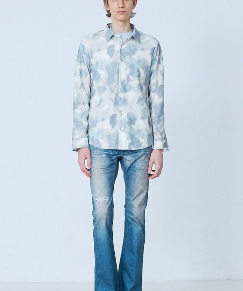 5351POUR LES HOMMES / 5351プール・オム デニムパンツ | 【プリント】フレア デニム パンツ【予約】 | 詳細12