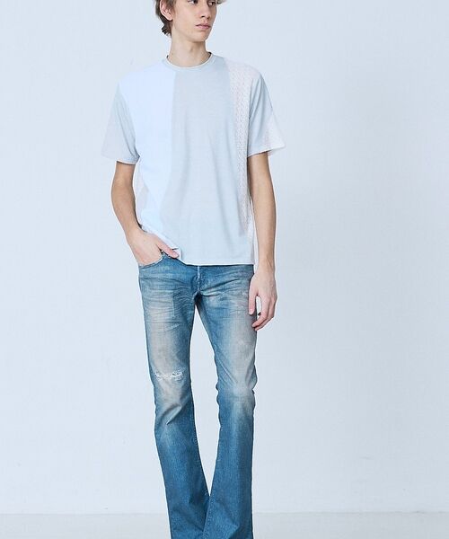 5351POUR LES HOMMES / 5351プール・オム デニムパンツ | 【プリント】フレア デニム パンツ【予約】 | 詳細13