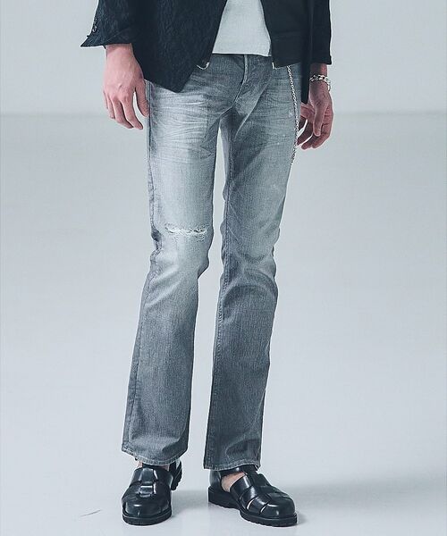 5351POUR LES HOMMES / 5351プール・オム デニムパンツ | 【プリント】フレア デニム パンツ【予約】 | 詳細14