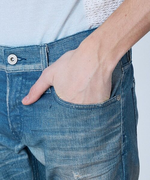 5351POUR LES HOMMES / 5351プール・オム デニムパンツ | 【プリント】フレア デニム パンツ【予約】 | 詳細8