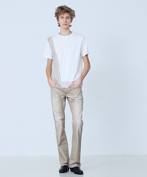 5351POUR LES HOMMES / 5351プール・オム デニムパンツ | 【プリント】フレア デニム パンツ | 詳細23