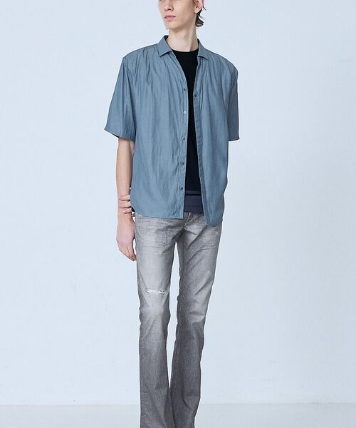 5351POUR LES HOMMES / 5351プール・オム デニムパンツ | 【プリント】フレア デニム パンツ【予約】 | 詳細22