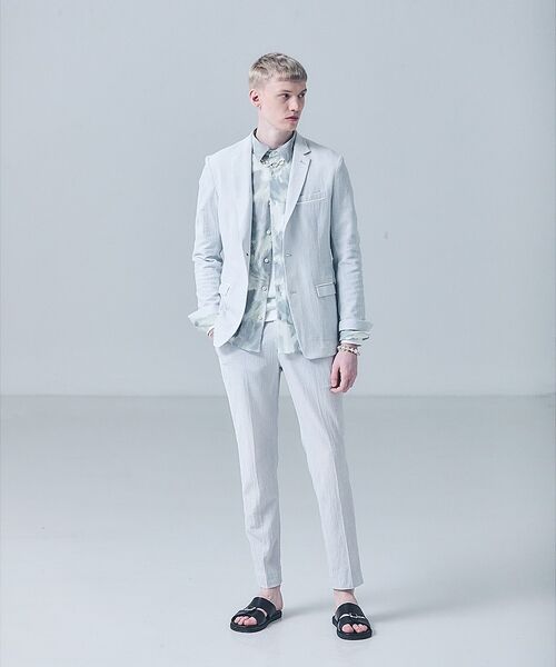 5351POUR LES HOMMES / 5351プール・オム スラックス・ドレスパンツ | 【セットアップ対応】ワッシャー メッシュ スラックス | 詳細16