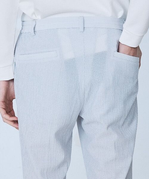 5351POUR LES HOMMES / 5351プール・オム スラックス・ドレスパンツ | 【セットアップ対応】ワッシャー メッシュ スラックス【予約】 | 詳細4