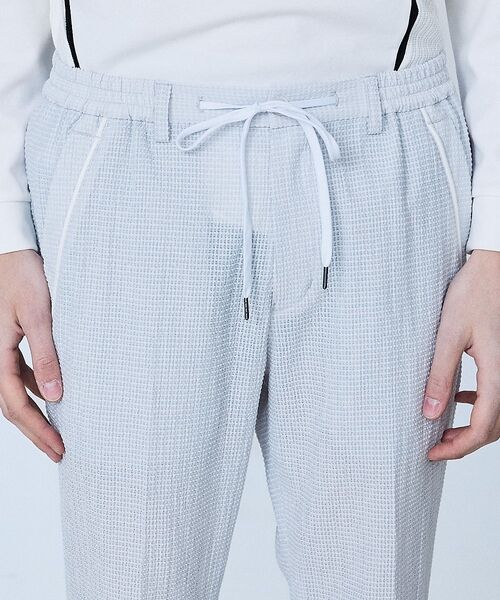5351POUR LES HOMMES / 5351プール・オム スラックス・ドレスパンツ | 【セットアップ対応】ワッシャー メッシュ スラックス【予約】 | 詳細5