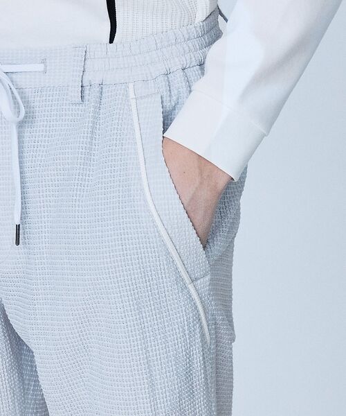 5351POUR LES HOMMES / 5351プール・オム スラックス・ドレスパンツ | 【セットアップ対応】ワッシャー メッシュ スラックス【予約】 | 詳細7