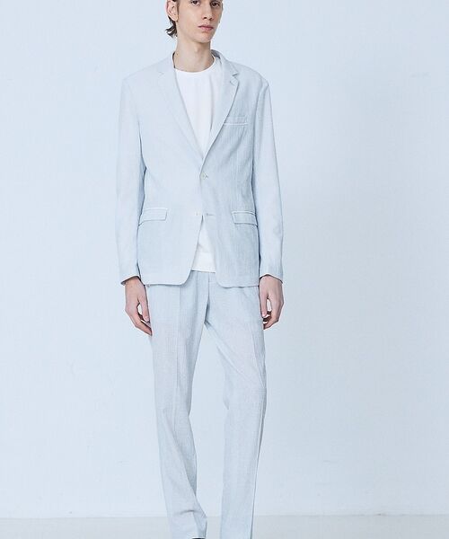 5351POUR LES HOMMES / 5351プール・オム スラックス・ドレスパンツ | 【セットアップ対応】ワッシャー メッシュ スラックス【予約】 | 詳細9