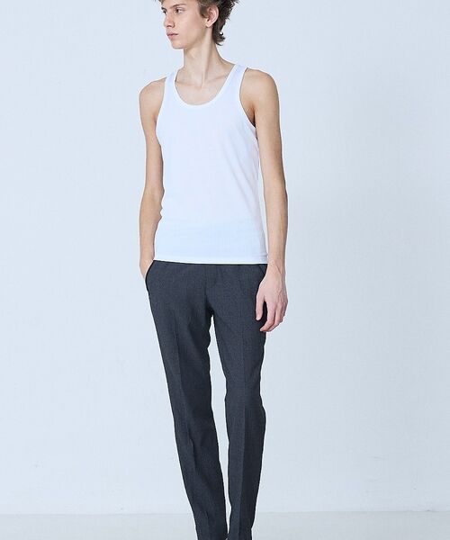 5351POUR LES HOMMES / 5351プール・オム スラックス・ドレスパンツ | 【セットアップ対応】ワッシャー メッシュ スラックス【予約】 | 詳細20