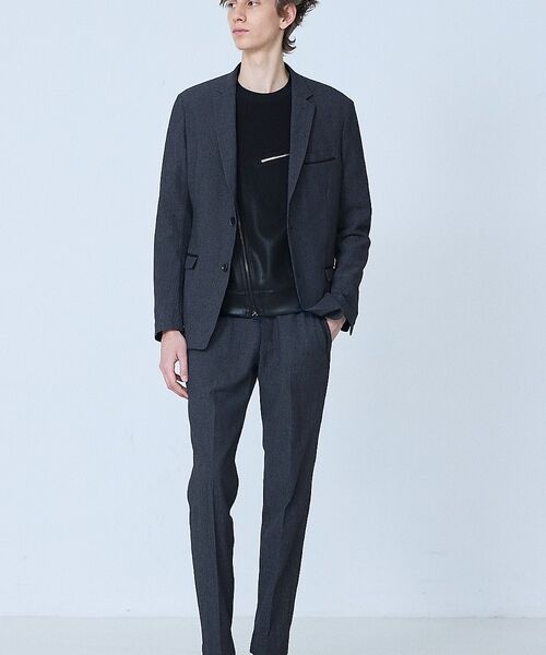 5351POUR LES HOMMES / 5351プール・オム スラックス・ドレスパンツ | 【セットアップ対応】ワッシャー メッシュ スラックス【予約】 | 詳細13