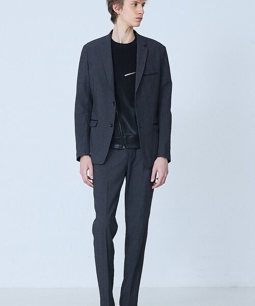 5351POUR LES HOMMES / 5351プール・オム スラックス・ドレスパンツ | 【セットアップ対応】ワッシャー メッシュ スラックス【予約】 | 詳細14