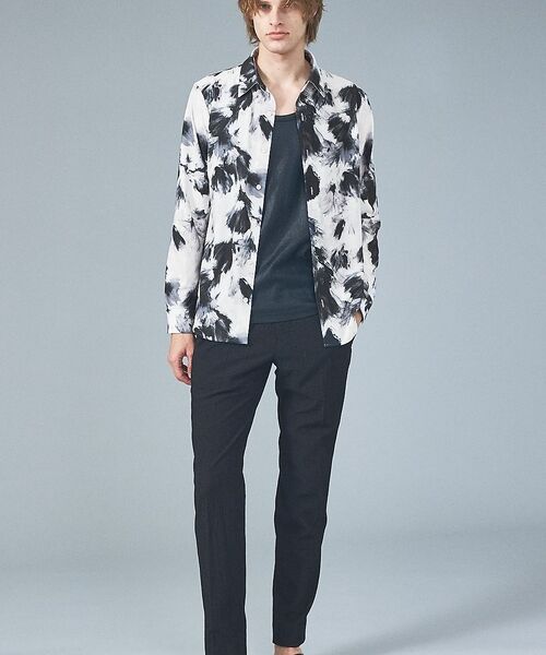 5351POUR LES HOMMES / 5351プール・オム スラックス・ドレスパンツ | 【セットアップ対応】ワッシャー メッシュ スラックス【予約】 | 詳細24