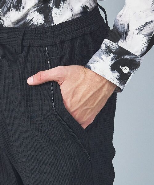 5351POUR LES HOMMES / 5351プール・オム スラックス・ドレスパンツ | 【セットアップ対応】ワッシャー メッシュ スラックス【予約】 | 詳細28