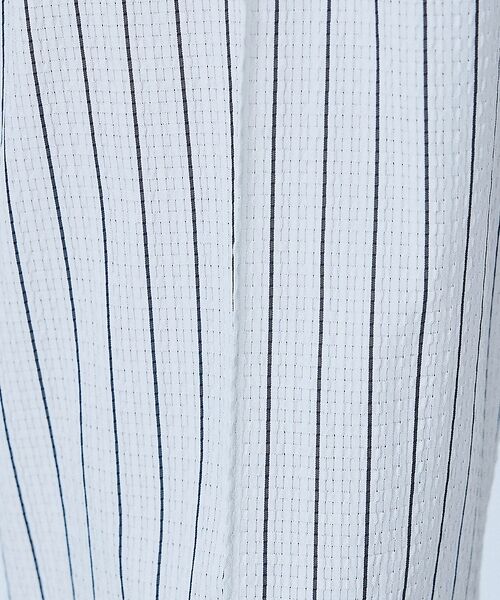 5351POUR LES HOMMES / 5351プール・オム スラックス・ドレスパンツ | 【セットアップ対応】Dot Air サッカーストライプ スラックス【予約】 | 詳細1