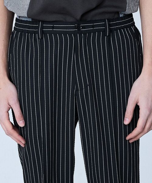 5351POUR LES HOMMES / 5351プール・オム スラックス・ドレスパンツ | 【セットアップ対応】Dot Air サッカーストライプ スラックス【予約】 | 詳細19