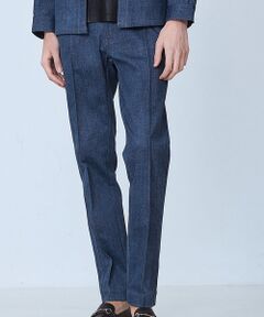 5351POUR LES HOMMES / 5351プール・オム デニムパンツ | 【セットアップ対応】タックテーパード デニム スラックス【予約】
