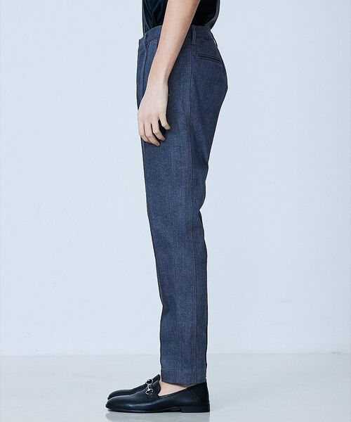 5351POUR LES HOMMES / 5351プール・オム デニムパンツ | 【セットアップ対応】タックテーパード デニム スラックス | 詳細3