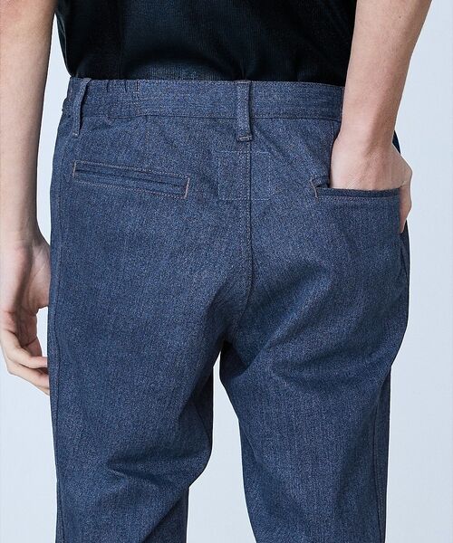 5351POUR LES HOMMES / 5351プール・オム デニムパンツ | 【セットアップ対応】タックテーパード デニム スラックス | 詳細5