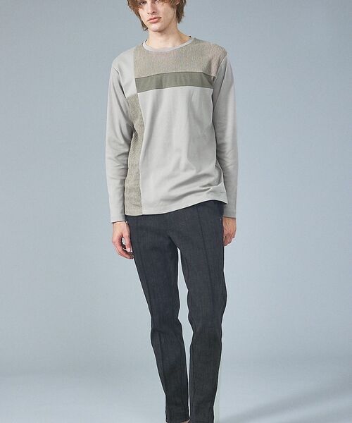 5351POUR LES HOMMES / 5351プール・オム デニムパンツ | 【セットアップ対応】タックテーパード デニム スラックス【予約】 | 詳細13