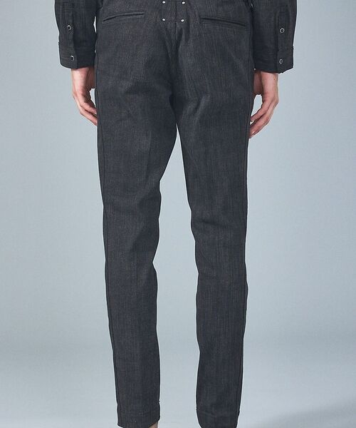 5351POUR LES HOMMES / 5351プール・オム デニムパンツ | 【セットアップ対応】タックテーパード デニム スラックス【予約】 | 詳細3