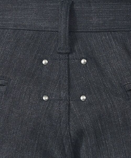 5351POUR LES HOMMES / 5351プール・オム デニムパンツ | 【セットアップ対応】タックテーパード デニム スラックス【予約】 | 詳細5